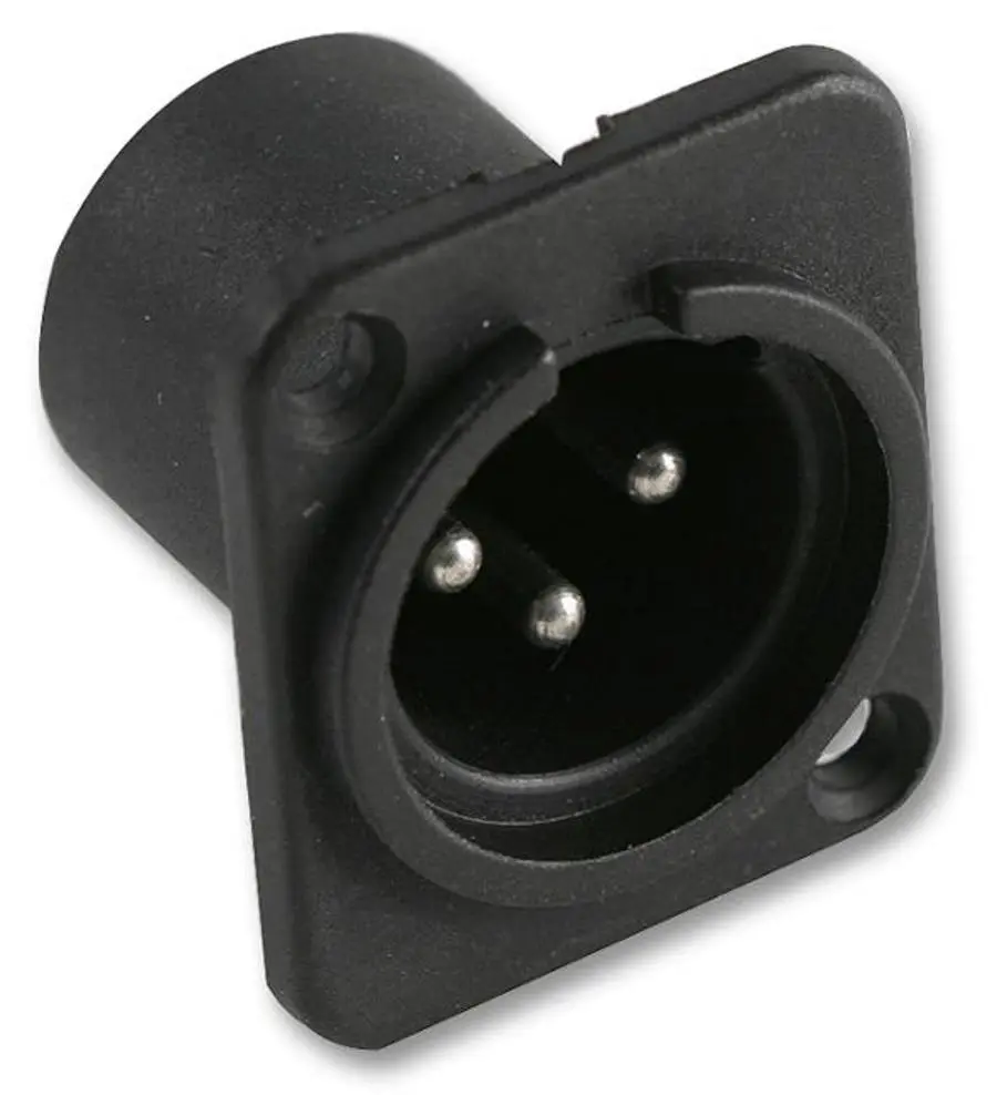 PRO SIGNAL 3-Pole XLR Chassis Plug, Solder Type