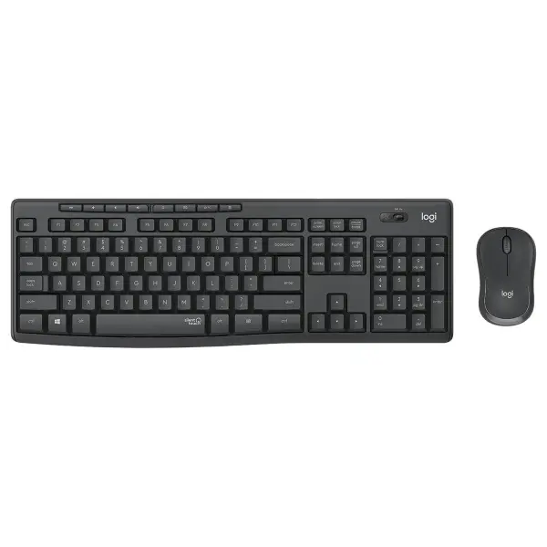 Logitech MK295 Silent Wireless Keyboard & Mouse Graphite