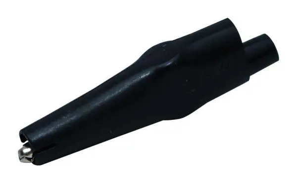 MUELLER ELECTRIC 10A Geïsoleerde Stalen Krokodillenklem, Zwart