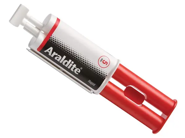 Araldite Rapid Epoxy Adhesive Syringe, 24ml, High Strength