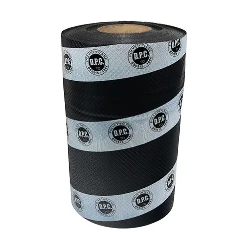 Timco Black Damp Proof Course 300mm x 30m, Recycled PE