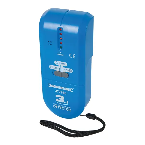 Silverline Rilevatore 3 in 1 Compact con Batteria 9V