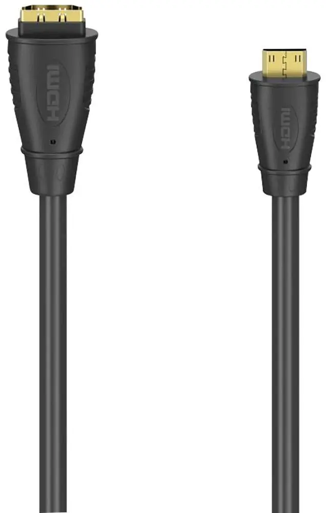 HAMA Adattatore Mini HDMI-C a HDMI-A Dorato FullHD, 10cm