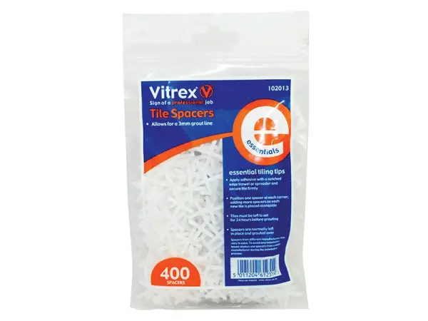 Vitrex Essentials Tegelvoegenkruisjes 3mm (Verpakking van 400)