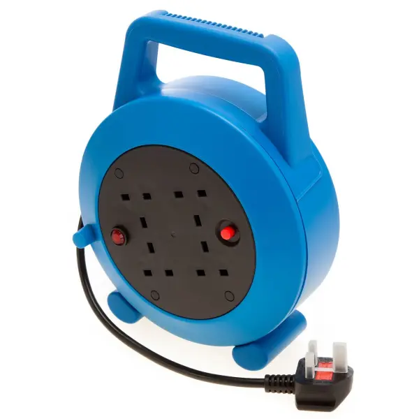 Connexion 5074 13A Cassette Reel, 10m with 4 Sockets