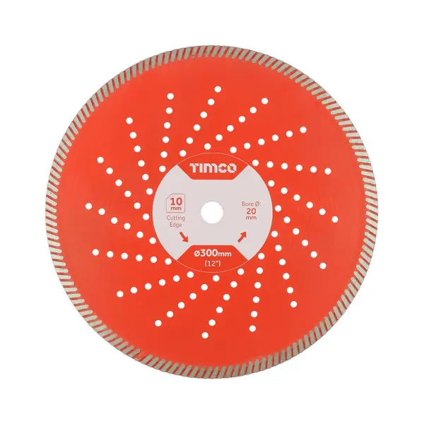 Timco Premium Diamond Blade - Turbo Continuous, 300 x 20mm