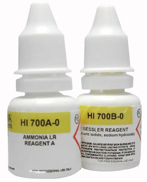 HANNA INSTRUMENTS Ammonia Checker Reagent, Pack of 25