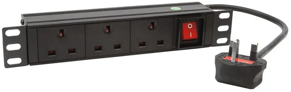 KAUDEN 10in 1U Rack Mount 13A 3-Way PDU