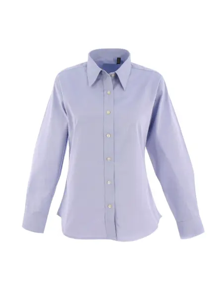 Uneek Ladies' - Chemise Oxford Pinpoint Bleu Clair Femme - Taille 3XL