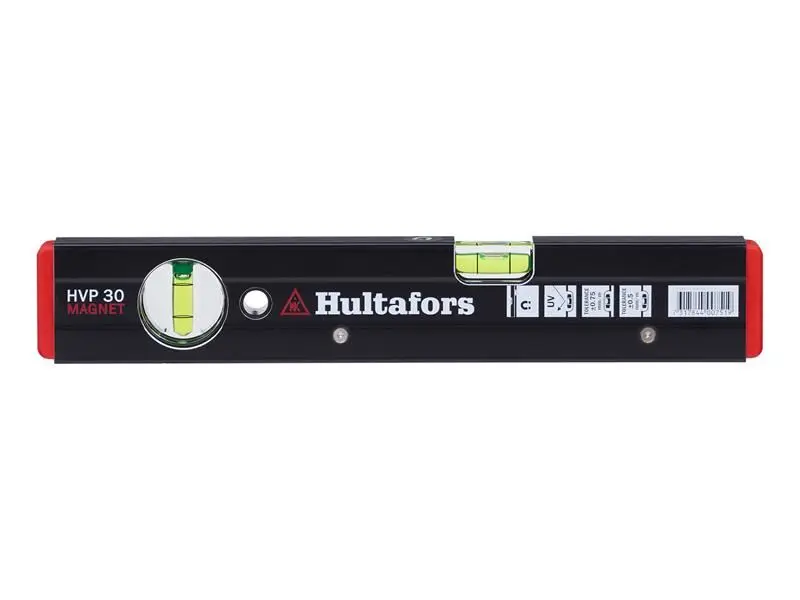 Hultafors HVP30 Magnetická vodováha, hliníková, 30cm