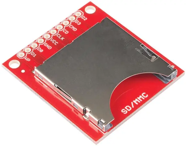 SPARKFUN MMC/SD Κάρτα Breakout Board, 33×38mm