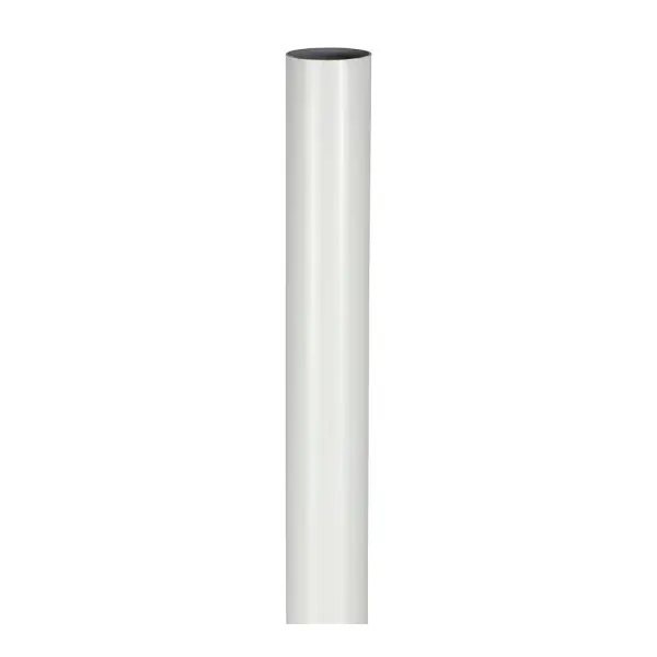 Rail rond en acier Timco P/Chrome - Blanc 25 x 2500