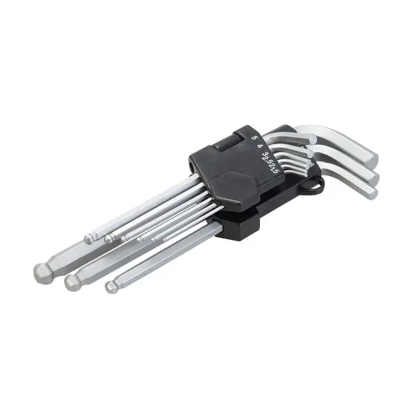 King Dick Metric Hex Key Set, 9-Piece, 1.5-10mm