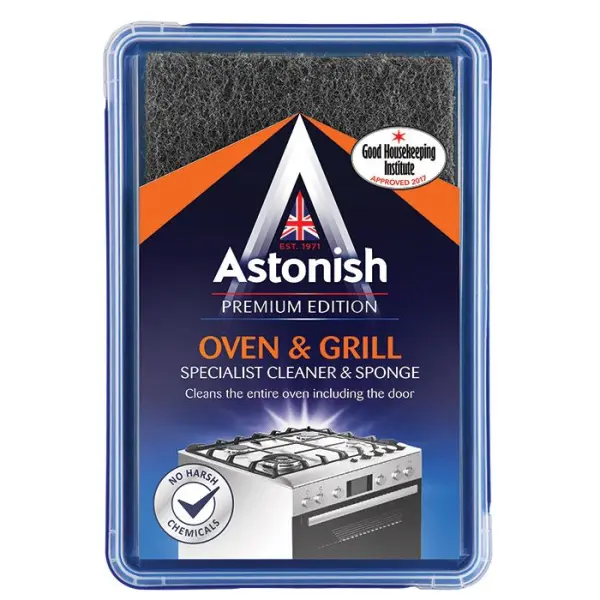 Astonish Premium Oven & Grill Cleaner & Sponge 250g