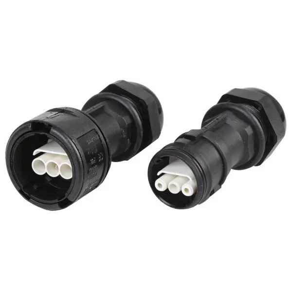 Aqua-Safe 3 Pole Waterproof In-Line Connection Assembly for 13mm Cable