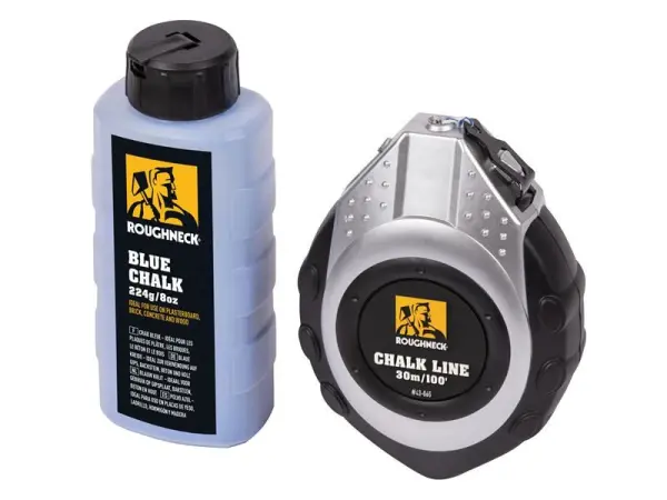 Roughneck Kit de Linha de Giz, 30m com Giz Azul