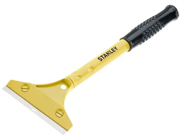 STANLEY Heavy-Duty Long Handle Scraper, 100mm Blade