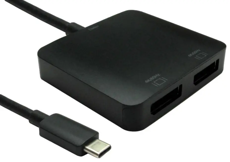 NEWLINK Adattatore USB-C a Doppio DisplayPort, 4K UHD a 60Hz
