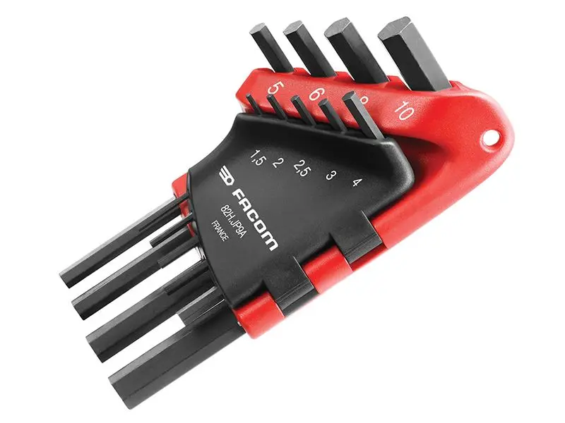 Facom メトリックヘックスキーセット 9点セット シリコン合金製