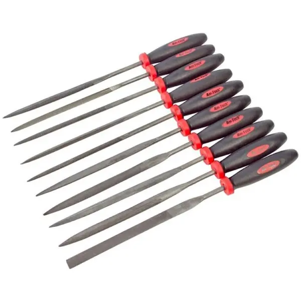 Amtech Needle File Set, 10pk, 140mm