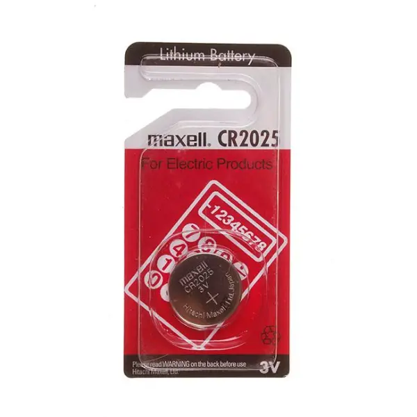 Maxell CR2025 Lithium Coin Cell Battery