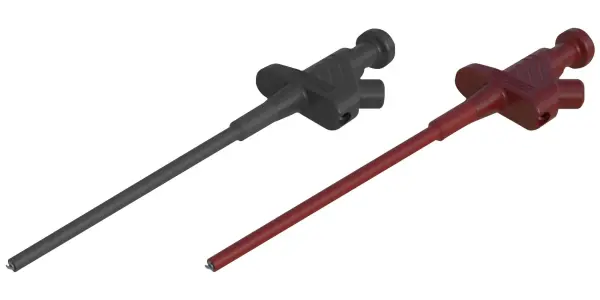 Hirschmann KLEPS 30 Clamp Type Test Probe 4mm 60V DC 4A Black & Red