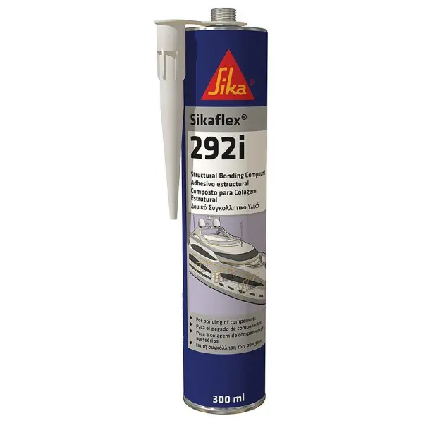Sikaflex 292i High Strength Marine Adhesive, White, 300ml