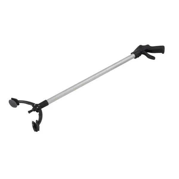 Silverline Expert Litter Picker, Aluminium, 870mm