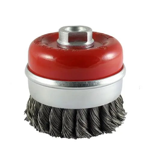 Timco Angle Grinder Cup Brush - 100mm Twisted Knot Steel Wire
