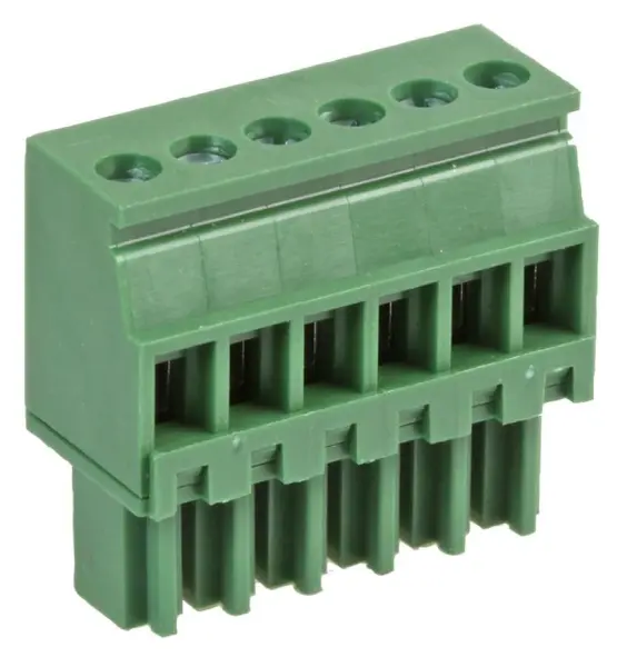 MULTICOMP PRO 6-Θυρωρός Βύσμα με Επαφές 8A, Βήμα 3,5mm