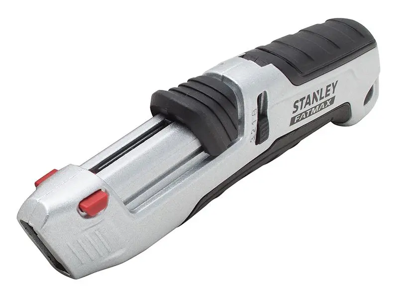 STANLEY FatMax Cuchillo de Seguridad Tri-Slide, con Auto-Retracción y Cuerpo de