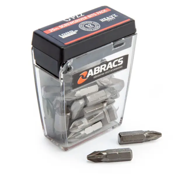 Abracs Punte Cacciavite PZ2 25mm (Confezione da 25)