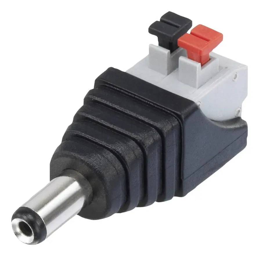 CLEVER LITTLE BOX 5.5mm DC Power Plug, 2A, 2 Pole, Cable Mount