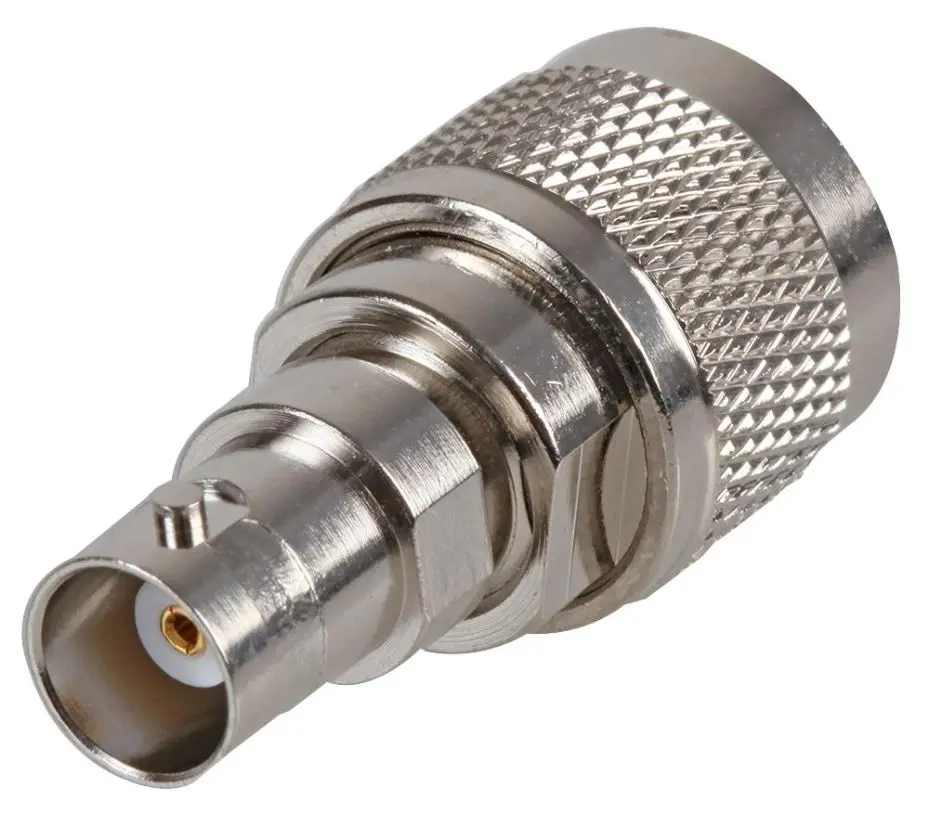 RF SOLUTIONS - Adaptateur BNC Femelle vers Prise N 50 Ohm, Doré