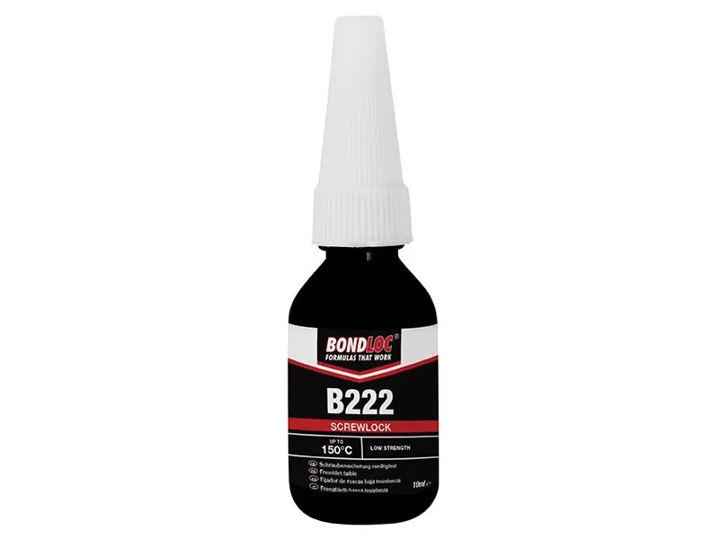 Bondloc B222 Fijador de Rosca de Baja Resistencia, 10ml