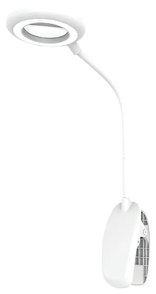 Clip On Magnifier Lamp, White, 160lm, 6000K
