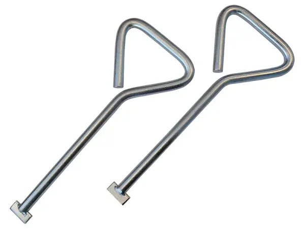 Faithfull Heavy-Duty Rioolputsleutels, Gegalvaniseerd, 320mm (Set van 2)