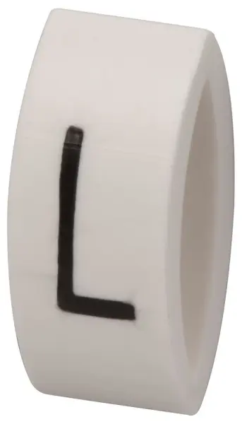 Multicomp Pro Tie On Cable Marker L Black/White Pack of 100
