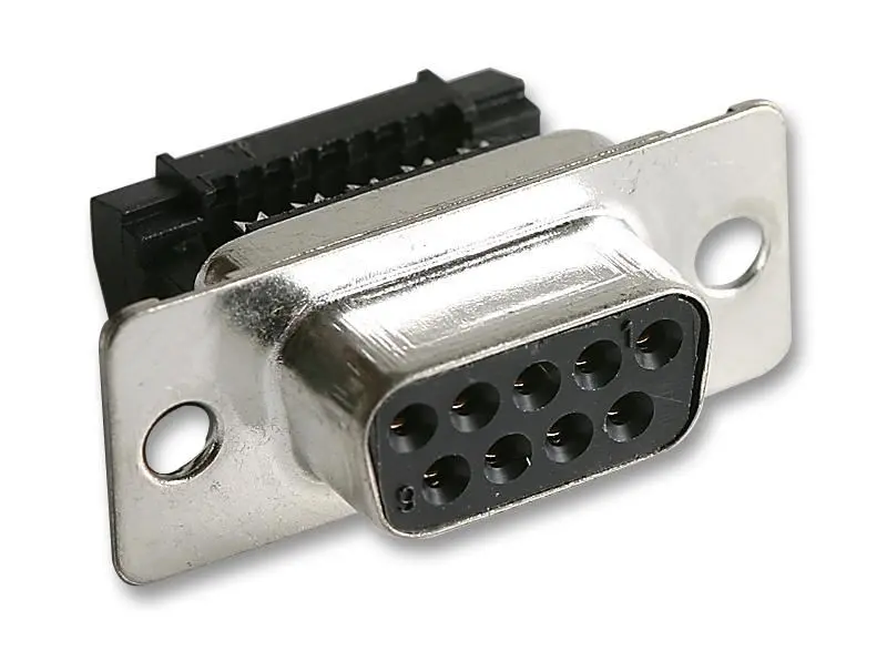 MULTICOMP 9-Way IDC Socket Connector, Μαύρο, DE Μέγεθος
