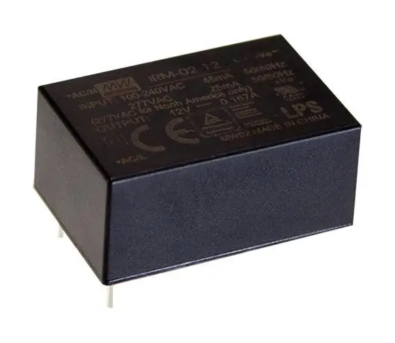 MEAN WELL IRM-02 系列 15V 133mA 2W PCB 電源模組