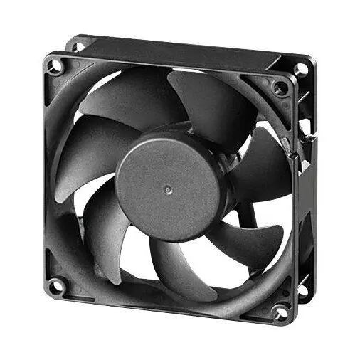 Multicomp Pro 80x80x25mm DC Axial Fan, Ball Bearing, 12V, 33CFM
