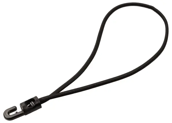 Showtec Shock Cord with Plastic Hooks, Black